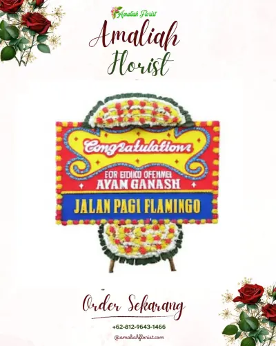 Bunga Papan Congratulation di Sokasari